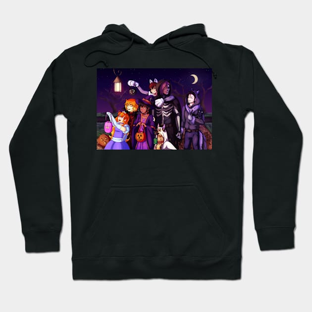 Trick or Treat Family Hoodie by SakuraDragon